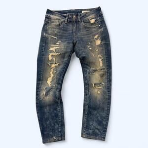 G-Star RAW LYNN mid Skinny fit jeans 26x25 in blue #denim